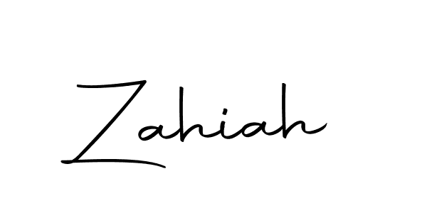 Make a beautiful signature design for name Zahiah. With this signature (Autography-DOLnW) style, you can create a handwritten signature for free. Zahiah signature style 10 images and pictures png