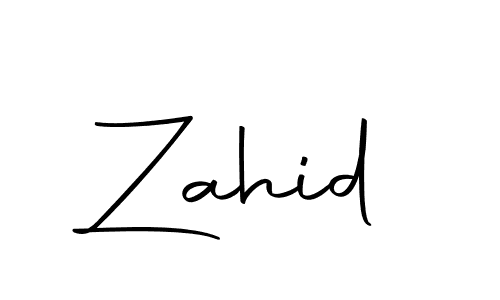 You should practise on your own different ways (Autography-DOLnW) to write your name (Zahid) in signature. don't let someone else do it for you. Zahid signature style 10 images and pictures png