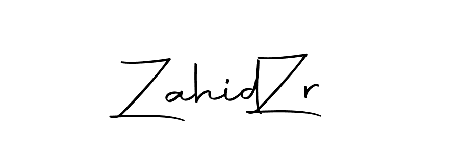 Design your own signature with our free online signature maker. With this signature software, you can create a handwritten (Autography-DOLnW) signature for name Zahid  Zr. Zahid  Zr signature style 10 images and pictures png