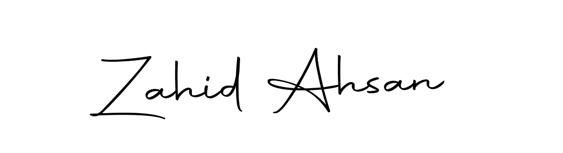 It looks lik you need a new signature style for name Zahid Ahsan. Design unique handwritten (Autography-DOLnW) signature with our free signature maker in just a few clicks. Zahid Ahsan signature style 10 images and pictures png