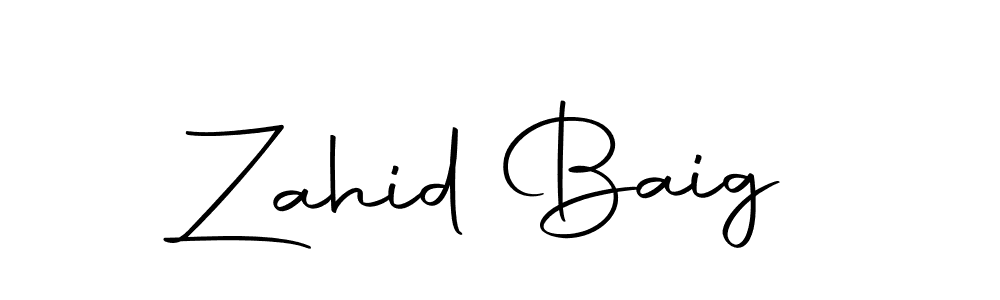 Similarly Autography-DOLnW is the best handwritten signature design. Signature creator online .You can use it as an online autograph creator for name Zahid Baig. Zahid Baig signature style 10 images and pictures png