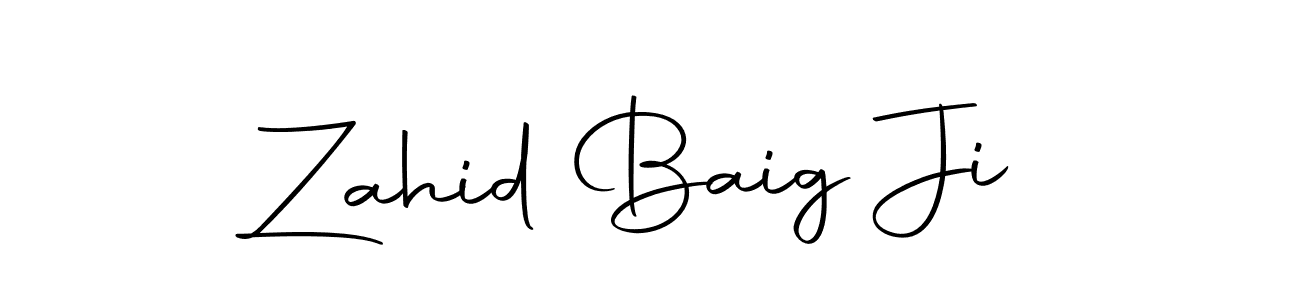 Similarly Autography-DOLnW is the best handwritten signature design. Signature creator online .You can use it as an online autograph creator for name Zahid Baig Ji. Zahid Baig Ji signature style 10 images and pictures png