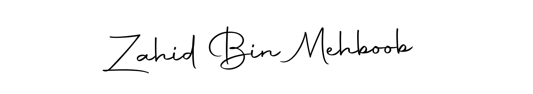 if you are searching for the best signature style for your name Zahid Bin Mehboob. so please give up your signature search. here we have designed multiple signature styles  using Autography-DOLnW. Zahid Bin Mehboob signature style 10 images and pictures png