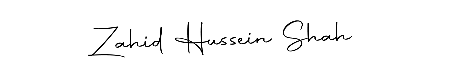 Use a signature maker to create a handwritten signature online. With this signature software, you can design (Autography-DOLnW) your own signature for name Zahid Hussein Shah. Zahid Hussein Shah signature style 10 images and pictures png