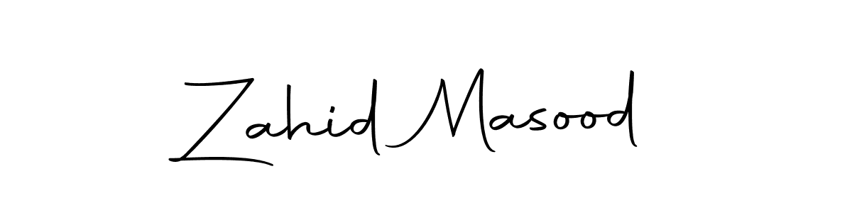Make a beautiful signature design for name Zahid Masood. With this signature (Autography-DOLnW) style, you can create a handwritten signature for free. Zahid Masood signature style 10 images and pictures png