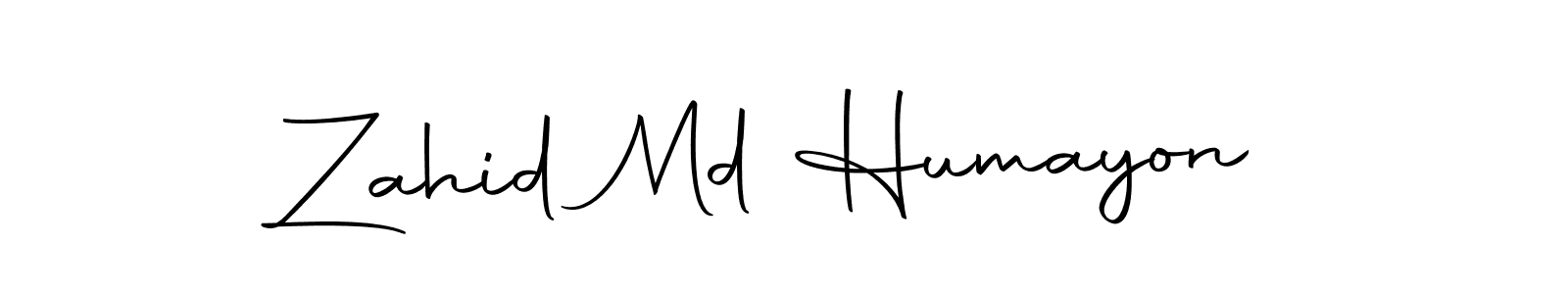 Use a signature maker to create a handwritten signature online. With this signature software, you can design (Autography-DOLnW) your own signature for name Zahid Md Humayon. Zahid Md Humayon signature style 10 images and pictures png