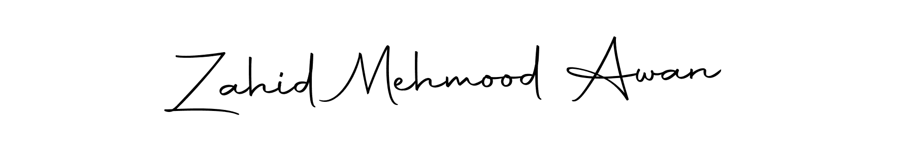 Zahid Mehmood Awan stylish signature style. Best Handwritten Sign (Autography-DOLnW) for my name. Handwritten Signature Collection Ideas for my name Zahid Mehmood Awan. Zahid Mehmood Awan signature style 10 images and pictures png