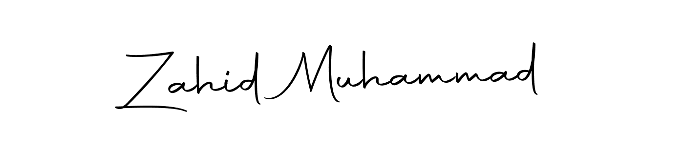 if you are searching for the best signature style for your name Zahid Muhammad. so please give up your signature search. here we have designed multiple signature styles  using Autography-DOLnW. Zahid Muhammad signature style 10 images and pictures png