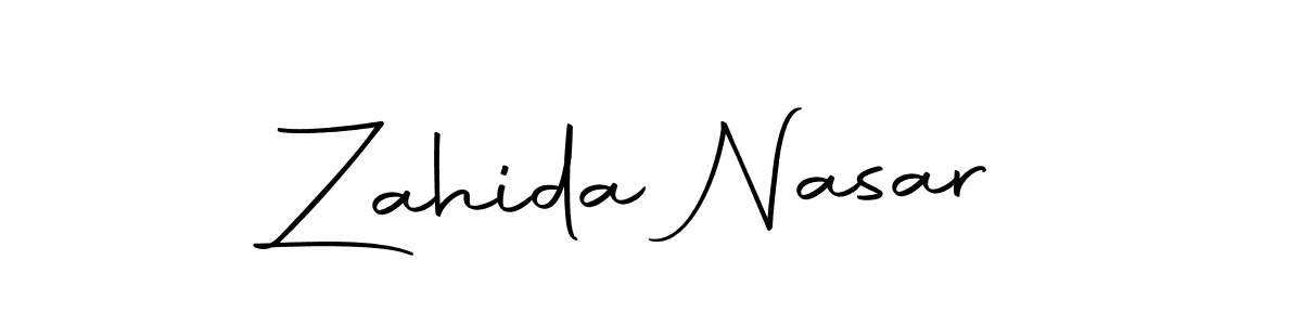 Also You can easily find your signature by using the search form. We will create Zahida Nasar name handwritten signature images for you free of cost using Autography-DOLnW sign style. Zahida Nasar signature style 10 images and pictures png