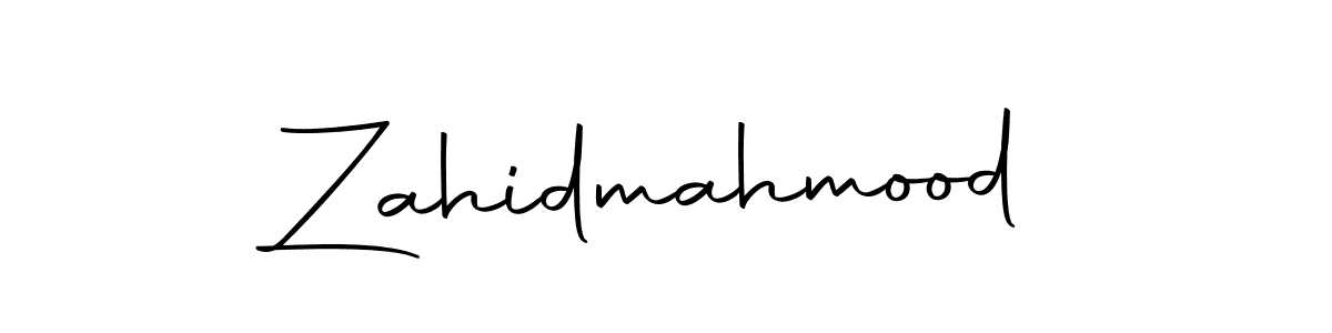 Design your own signature with our free online signature maker. With this signature software, you can create a handwritten (Autography-DOLnW) signature for name Zahidmahmood. Zahidmahmood signature style 10 images and pictures png