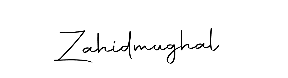 Design your own signature with our free online signature maker. With this signature software, you can create a handwritten (Autography-DOLnW) signature for name Zahidmughal. Zahidmughal signature style 10 images and pictures png