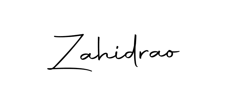 Use a signature maker to create a handwritten signature online. With this signature software, you can design (Autography-DOLnW) your own signature for name Zahidrao. Zahidrao signature style 10 images and pictures png