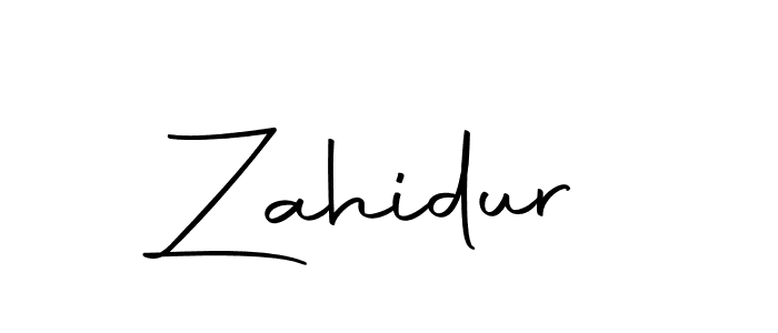 Create a beautiful signature design for name Zahidur. With this signature (Autography-DOLnW) fonts, you can make a handwritten signature for free. Zahidur signature style 10 images and pictures png