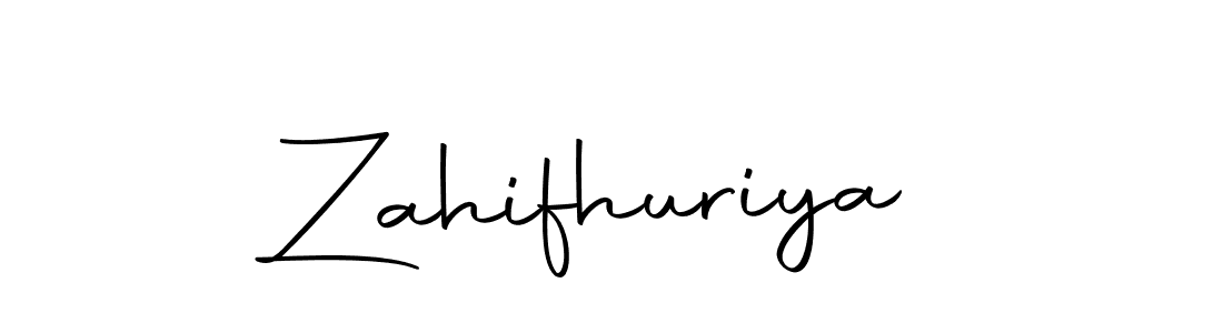 Make a beautiful signature design for name Zahifhuriya. With this signature (Autography-DOLnW) style, you can create a handwritten signature for free. Zahifhuriya signature style 10 images and pictures png