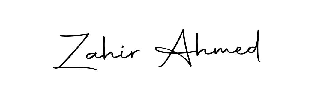 if you are searching for the best signature style for your name Zahir Ahmed. so please give up your signature search. here we have designed multiple signature styles  using Autography-DOLnW. Zahir Ahmed signature style 10 images and pictures png