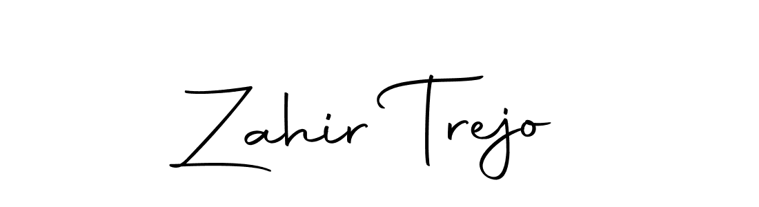 Also we have Zahir Trejo name is the best signature style. Create professional handwritten signature collection using Autography-DOLnW autograph style. Zahir Trejo signature style 10 images and pictures png