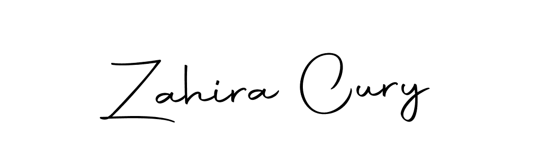 You should practise on your own different ways (Autography-DOLnW) to write your name (Zahira Cury) in signature. don't let someone else do it for you. Zahira Cury signature style 10 images and pictures png