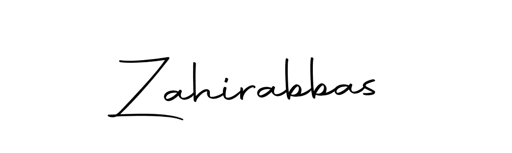 Make a beautiful signature design for name Zahirabbas. Use this online signature maker to create a handwritten signature for free. Zahirabbas signature style 10 images and pictures png