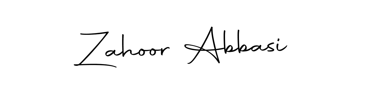 Make a beautiful signature design for name Zahoor Abbasi. With this signature (Autography-DOLnW) style, you can create a handwritten signature for free. Zahoor Abbasi signature style 10 images and pictures png