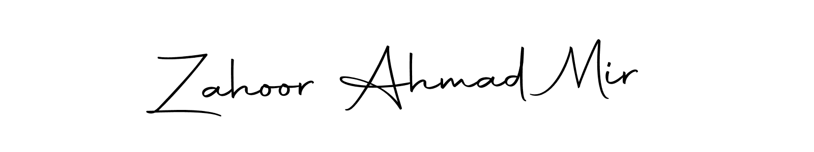 Make a short Zahoor Ahmad Mir signature style. Manage your documents anywhere anytime using Autography-DOLnW. Create and add eSignatures, submit forms, share and send files easily. Zahoor Ahmad Mir signature style 10 images and pictures png