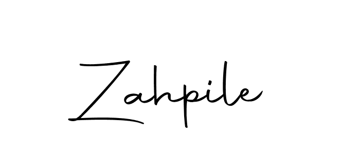 if you are searching for the best signature style for your name Zahpile. so please give up your signature search. here we have designed multiple signature styles  using Autography-DOLnW. Zahpile signature style 10 images and pictures png