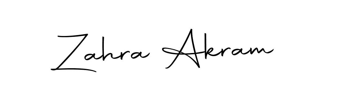It looks lik you need a new signature style for name Zahra Akram. Design unique handwritten (Autography-DOLnW) signature with our free signature maker in just a few clicks. Zahra Akram signature style 10 images and pictures png