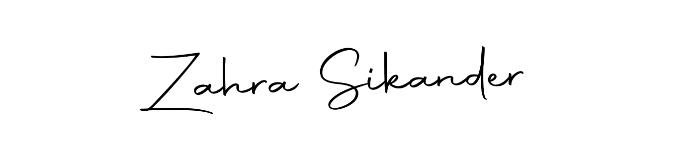 if you are searching for the best signature style for your name Zahra Sikander. so please give up your signature search. here we have designed multiple signature styles  using Autography-DOLnW. Zahra Sikander signature style 10 images and pictures png