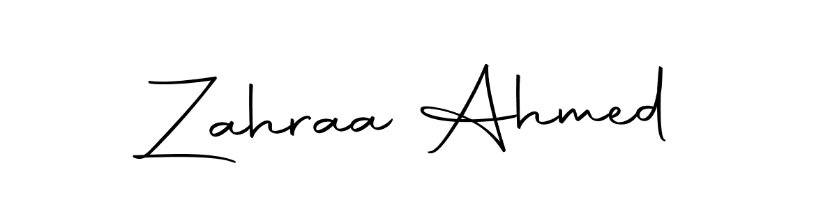 Autography-DOLnW is a professional signature style that is perfect for those who want to add a touch of class to their signature. It is also a great choice for those who want to make their signature more unique. Get Zahraa Ahmed name to fancy signature for free. Zahraa Ahmed signature style 10 images and pictures png