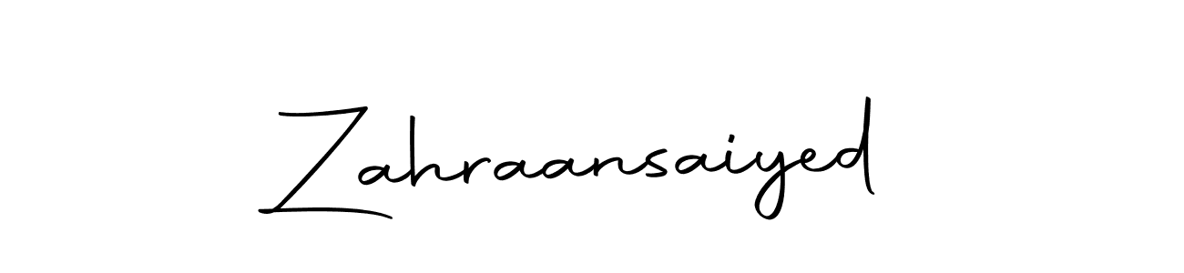 Design your own signature with our free online signature maker. With this signature software, you can create a handwritten (Autography-DOLnW) signature for name Zahraansaiyed. Zahraansaiyed signature style 10 images and pictures png