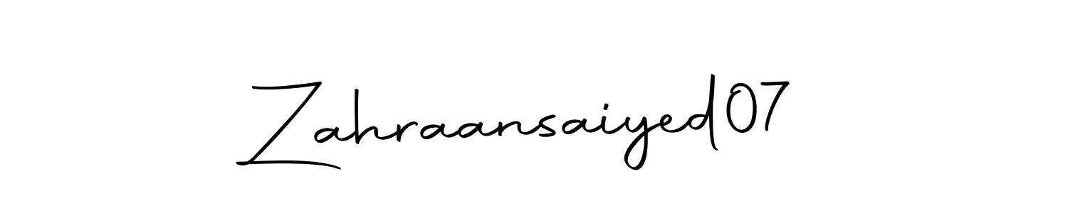 Here are the top 10 professional signature styles for the name Zahraansaiyed07. These are the best autograph styles you can use for your name. Zahraansaiyed07 signature style 10 images and pictures png
