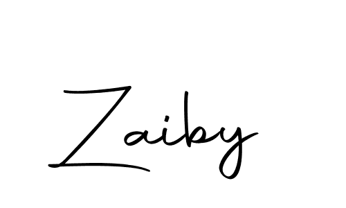 The best way (Autography-DOLnW) to make a short signature is to pick only two or three words in your name. The name Zaiby include a total of six letters. For converting this name. Zaiby signature style 10 images and pictures png