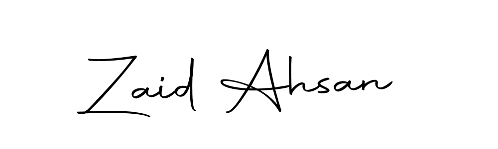 You can use this online signature creator to create a handwritten signature for the name Zaid Ahsan. This is the best online autograph maker. Zaid Ahsan signature style 10 images and pictures png