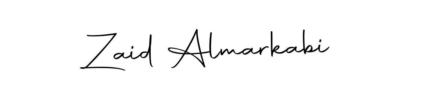 Use a signature maker to create a handwritten signature online. With this signature software, you can design (Autography-DOLnW) your own signature for name Zaid Almarkabi. Zaid Almarkabi signature style 10 images and pictures png