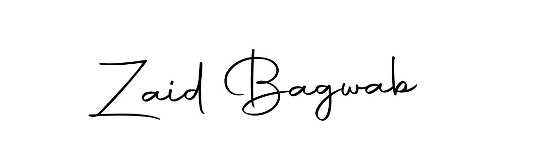 Make a beautiful signature design for name Zaid Bagwab. Use this online signature maker to create a handwritten signature for free. Zaid Bagwab signature style 10 images and pictures png