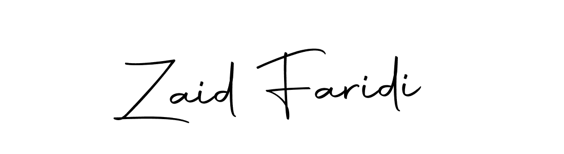 Use a signature maker to create a handwritten signature online. With this signature software, you can design (Autography-DOLnW) your own signature for name Zaid Faridi. Zaid Faridi signature style 10 images and pictures png