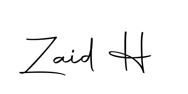 Here are the top 10 professional signature styles for the name Zaid H. These are the best autograph styles you can use for your name. Zaid H signature style 10 images and pictures png