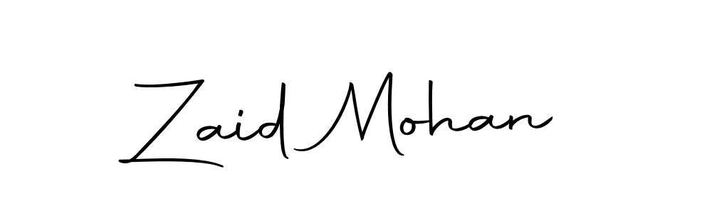 Make a short Zaid Mohan signature style. Manage your documents anywhere anytime using Autography-DOLnW. Create and add eSignatures, submit forms, share and send files easily. Zaid Mohan signature style 10 images and pictures png