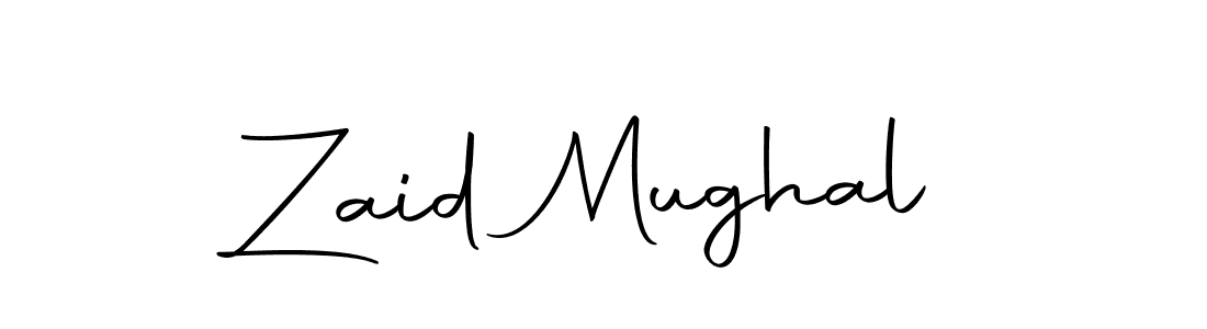 How to make Zaid Mughal name signature. Use Autography-DOLnW style for creating short signs online. This is the latest handwritten sign. Zaid Mughal signature style 10 images and pictures png