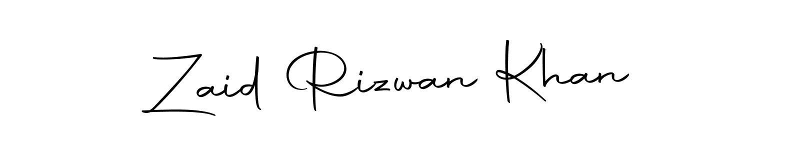 Make a beautiful signature design for name Zaid Rizwan Khan. With this signature (Autography-DOLnW) style, you can create a handwritten signature for free. Zaid Rizwan Khan signature style 10 images and pictures png