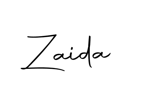 Zaida stylish signature style. Best Handwritten Sign (Autography-DOLnW) for my name. Handwritten Signature Collection Ideas for my name Zaida. Zaida signature style 10 images and pictures png