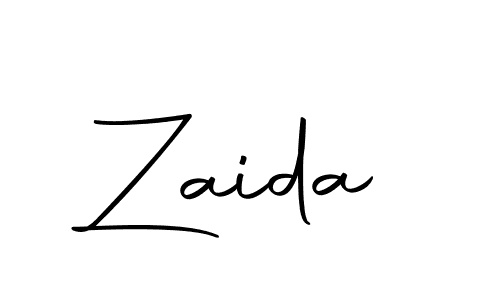 Zaida stylish signature style. Best Handwritten Sign (Autography-DOLnW) for my name. Handwritten Signature Collection Ideas for my name Zaida. Zaida signature style 10 images and pictures png