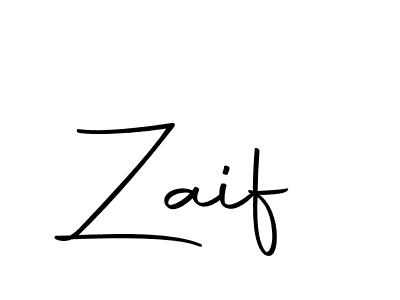 Use a signature maker to create a handwritten signature online. With this signature software, you can design (Autography-DOLnW) your own signature for name Zaif. Zaif signature style 10 images and pictures png