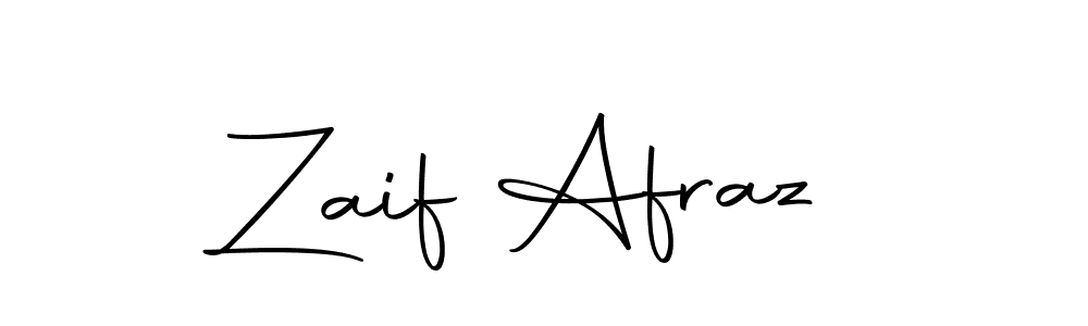 Create a beautiful signature design for name Zaif Afraz. With this signature (Autography-DOLnW) fonts, you can make a handwritten signature for free. Zaif Afraz signature style 10 images and pictures png
