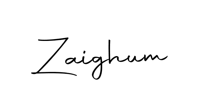 Create a beautiful signature design for name Zaighum. With this signature (Autography-DOLnW) fonts, you can make a handwritten signature for free. Zaighum signature style 10 images and pictures png