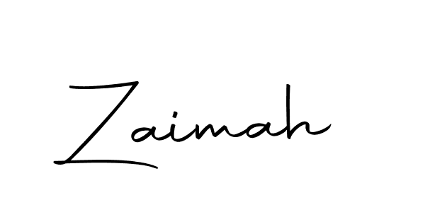 Zaimah stylish signature style. Best Handwritten Sign (Autography-DOLnW) for my name. Handwritten Signature Collection Ideas for my name Zaimah. Zaimah signature style 10 images and pictures png