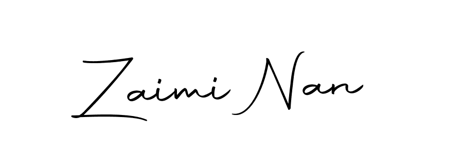 You should practise on your own different ways (Autography-DOLnW) to write your name (Zaimi Nan) in signature. don't let someone else do it for you. Zaimi Nan signature style 10 images and pictures png