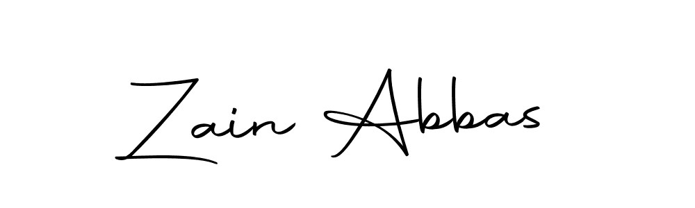 Create a beautiful signature design for name Zain Abbas. With this signature (Autography-DOLnW) fonts, you can make a handwritten signature for free. Zain Abbas signature style 10 images and pictures png