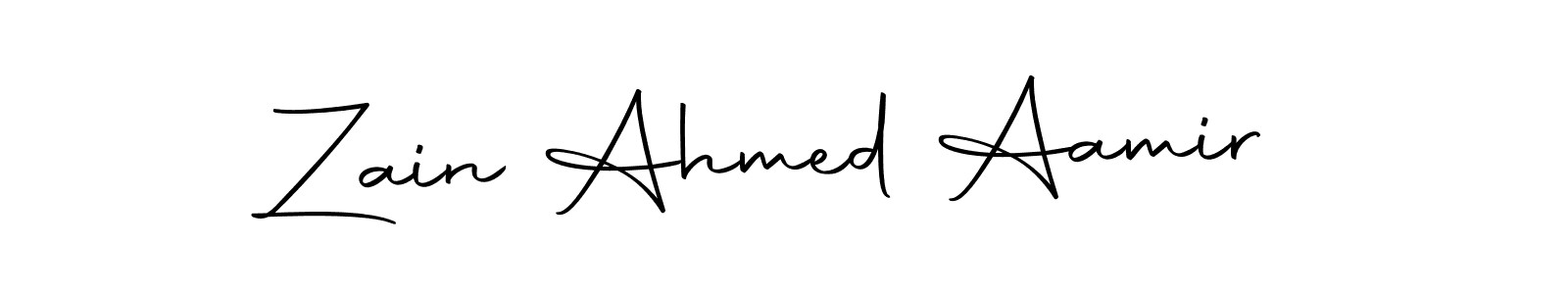 You should practise on your own different ways (Autography-DOLnW) to write your name (Zain Ahmed Aamir) in signature. don't let someone else do it for you. Zain Ahmed Aamir signature style 10 images and pictures png