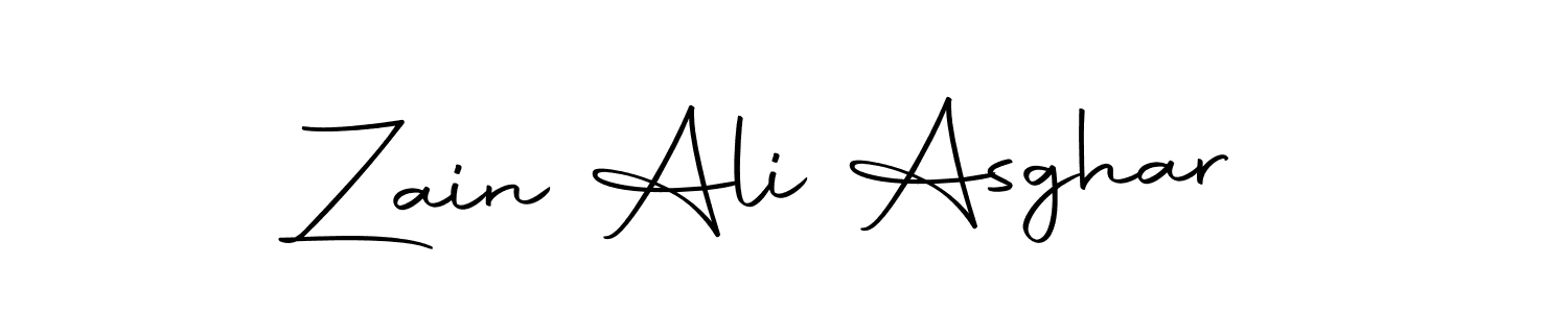 Design your own signature with our free online signature maker. With this signature software, you can create a handwritten (Autography-DOLnW) signature for name Zain Ali Asghar. Zain Ali Asghar signature style 10 images and pictures png