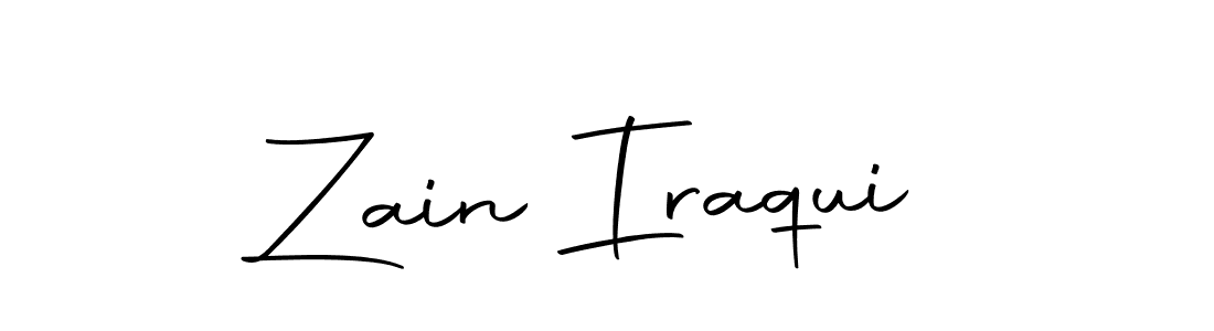 You can use this online signature creator to create a handwritten signature for the name Zain Iraqui. This is the best online autograph maker. Zain Iraqui signature style 10 images and pictures png